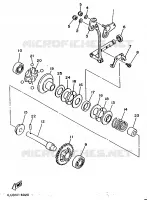VALVE D'ECHAPPEMENT pour Yamaha YZ 1986