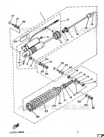 AMORTISSEUR ARRIERE pour Yamaha YZ 1986