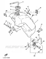 RESERVOIR A ESSENCE pour Yamaha YZ 1986