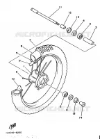 ROUE AVANT pour Yamaha YZ 1986