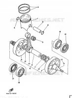 VILEBREQUIN / PISTON pour Yamaha YZ 1986