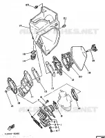 ADMISSION pour Yamaha YZ 1986