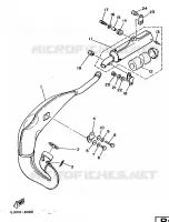 ECHAPPEMENT pour Yamaha YZ 1986