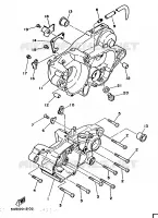 CARTER MOTEUR pour Yamaha YZ 1986
