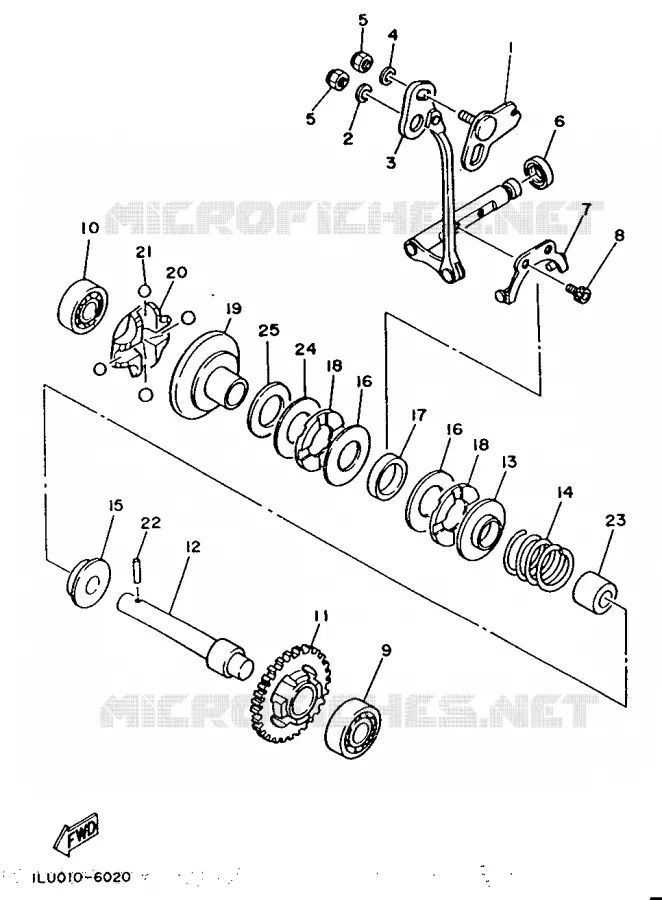 VALVE D'ECHAPPEMENT Yamaha MOTO 250 1986 YZ  YZ250