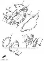 CARTER   MOTEUR 1 pour Yamaha YZ 1989