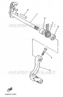 PEDALE DE SELECTEUR pour Yamaha YZ 1989