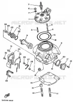 CULASSE pour Yamaha YZ 1989