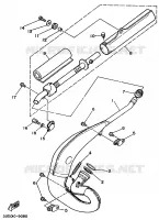 ECHAPPEMENT pour Yamaha YZ 1989