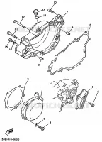 CARTER   MOTEUR 1 pour Yamaha YZ 1989