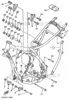 CADRE pour Yamaha YZ 1989