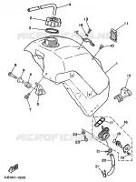 RESERVOIR A ESSENCE pour Yamaha YZ 1989