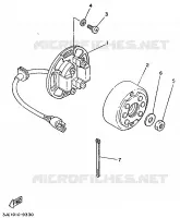 ALLUMAGE pour Yamaha YZ 1989