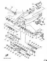 BRAS ARRIERE pour Yamaha YZ 1990