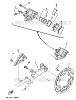 ETRIER DE FREIN ARRIERE pour Yamaha YZ 1990