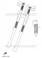 PIÈCES OPTIONNELLES   PARTIE CYCLE pour Yamaha YZ 1990