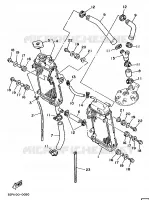 RADIATEUR / DURITES pour Yamaha YZ 1990