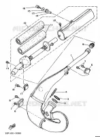 ECHAPPEMENT pour Yamaha YZ 1990