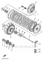 EMBRAYAGE DE DEMARREUR pour Yamaha YZ 1992