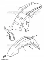 GARDE BOUE pour Yamaha YZ 1992