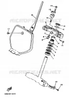 DIRECTION pour Yamaha YZ 1992