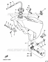 RESERVOIR A ESSENCE pour Yamaha YZ 1992