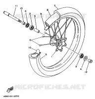ROUE AVANT pour Yamaha YZ 1992