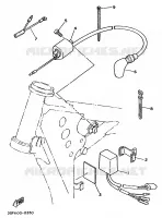 PARTIE ELECTRIQUE 1 pour Yamaha YZ 1992