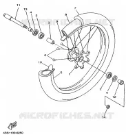ROUE AVANT pour Yamaha YZ 1997