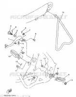 SUPPORT / REPOSE PIEDS pour Yamaha YZ 1997