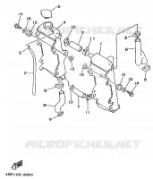 RADIATEUR / DURITES pour Yamaha YZ 1997