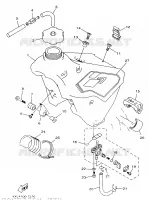 RESERVOIR A ESSENCE pour Yamaha YZ 1997