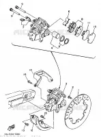 ETRIER DE FREIN ARRIERE pour Yamaha YZ 1997