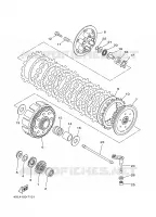 EMBRAYAGE DE DEMARREUR pour Yamaha YZ 1997