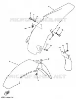 GARDE BOUE pour Yamaha YZ 1997