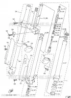 FOURCHE pour Yamaha YZ 1997