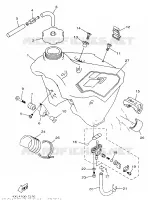 RESERVOIR A ESSENCE pour Yamaha YZ 1997