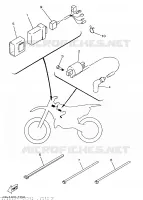 PARTIE ELECTRIQUE 1 pour Yamaha YZ 1997