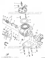CULASSE pour Yamaha YZ 1998