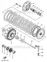 EMBRAYAGE DE DEMARREUR pour Yamaha YZ 1998