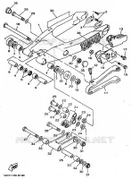 BRAS ARRIERE pour Yamaha YZ 1998