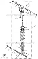 AMORTISSEUR ARRIERE pour Yamaha YZ 1998