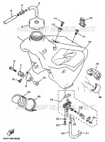RESERVOIR A ESSENCE pour Yamaha YZ 1998