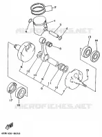 VILEBREQUIN / PISTON pour Yamaha YZ 1998