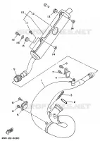 ECHAPPEMENT pour Yamaha YZ 1998