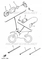 PARTIE ELECTRIQUE 1 pour Yamaha YZ 1998