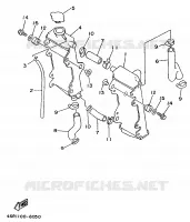 RADIATEUR / DURITES pour Yamaha YZ 1998