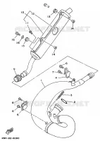 ECHAPPEMENT pour Yamaha YZ 1998