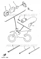PARTIE ELECTRIQUE 1 pour Yamaha YZ 1998