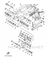 BRAS ARRIERE pour Yamaha YZ 1999